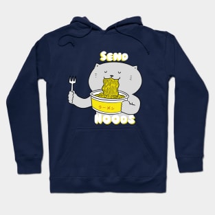 Send Noods Cute Cat Hoodie